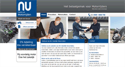 Desktop Screenshot of nuzakelijkmotorrijden.nl